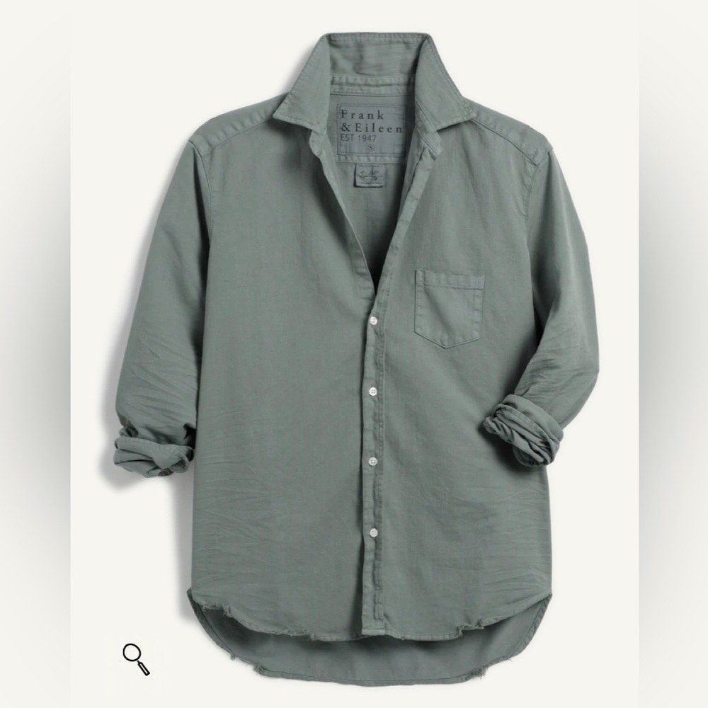 EUC Frank & Eileen-Gray “Eileen” shirt-Sz XS